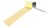 Фигурный конек 150х150х2000  RAL 1014 (слоновая кость) полимерное покрытие